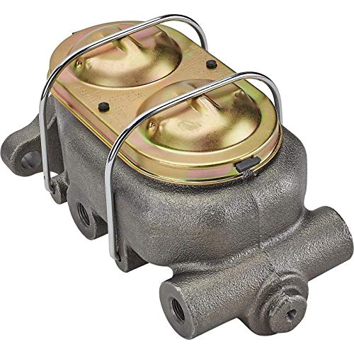 Cast Iron Master Cylinder, 1 Inch Bore, For GM/Corvette, Dual Outlet Design