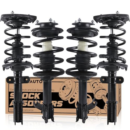KUIPERAUTO Front + Rear Struts Assembly Shocks Compatible with 2006-2013 Chevy Impala / 2014-2016 Chevrolet Impala Limited Coil Spring Shock Absorber - style: Front+Rear 4PCS