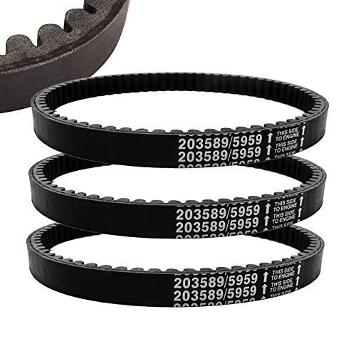 3PCS 30 Series Go Kart Drive Belt Replaces Manco 5959 / Comet 203589 Durable Trorque Converter Belt - size: 30 Series 5959