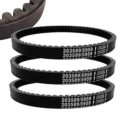 3PCS 30 Series Go Kart Drive Belt Replaces Manco 5959 / Comet 203589 Durable Trorque Converter Belt - size: 30 Series 5959