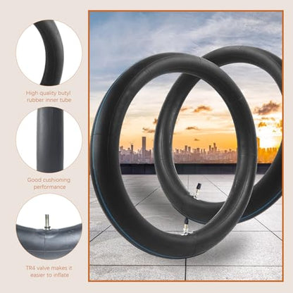 2 Pack 2.75/3.00-19 Heavy Duty Inner Tube, 70/100-19 Inner Tube Replacement - size: 2.75/3.00-19 (2 Pack)