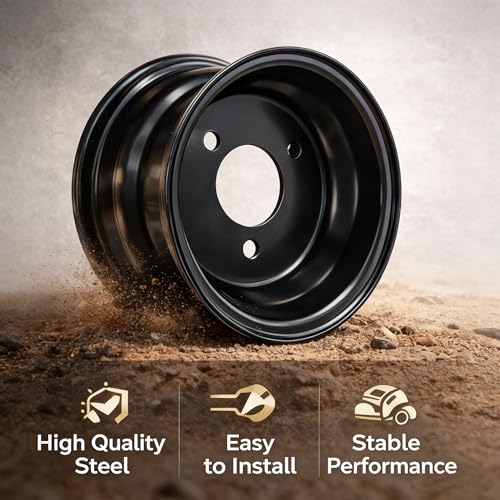 7" ATV Wheel Rim 3-Hole Compatible with Taotao 110CC 125CC ATV