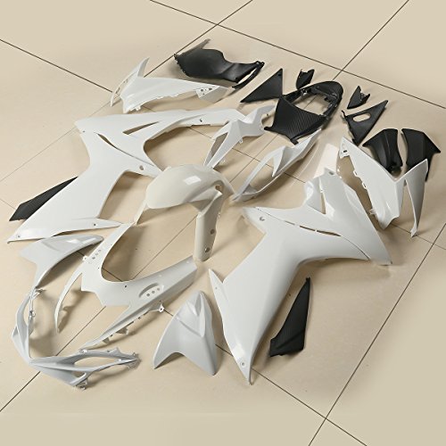 TCT-MOTORPARTS Complete Set Unpainted Fairing Bodywork Fits for Suzuki GSXR 600 GSX-R 750 2011-2024 - size: Fit For GSXR 600/750 2011-2024