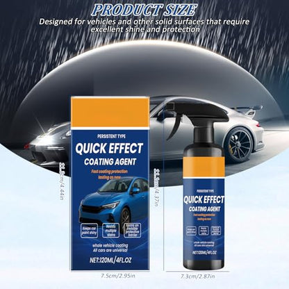 2Pcs Advanced Quick Effect Coating Agent,Advanced Car Quick-Acting Coating Agent Spray,Car Coating Spray, 2025 New Quicks Effective Coatings Sprays