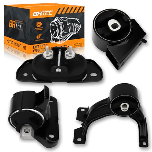 4PCS Engine Motor Mounts & Transmission Mount Set Compatible with Dodge Journey 2011-2019 FWD, Avenger 2011-2014, Chrysler 200 2011-2014 - 3.6L Replace# 68092895AA, 68092910AA, 5085076AB, 4766474AC