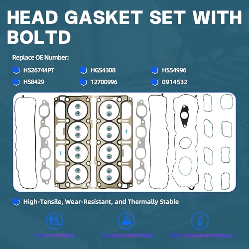 AFM Dod Camshaft Lifter Kit Head Gasket Set For GM 5.3L V8 2014-2020
