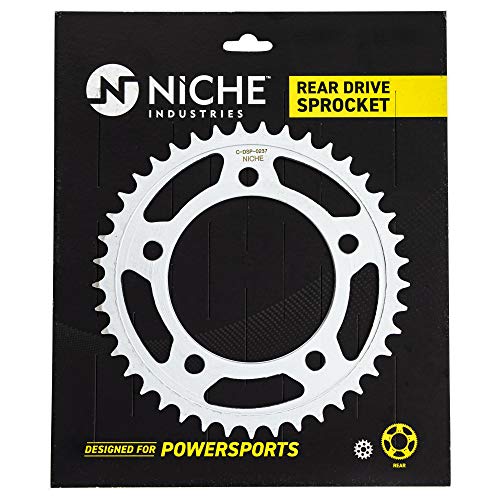 NICHE Drive Sprocket Chain Combo for Honda VT750C VT750CD VT750C2 Front 17 Rear 41 Tooth 525VM-X X-Ring 122 Links - size: X-Ring Chain