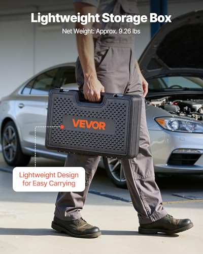 VEVOR Turbo Boost Leak Tester Kit, Compatible with 3"/3.5"/4" Pipe, 0-150 PSI Valve Gauge & 0-60 PSI Adapter Gauge, Turbo System Leakage Tester Set with 4 Pairs of Air Fittings for Diesel Trucks, SUVs