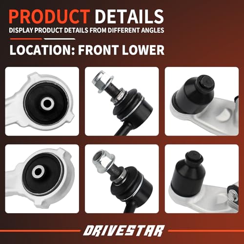 Suspension Kit Front Lower Control Arm w/Ball joint Sway Bar 4PCS - size: CAK1352