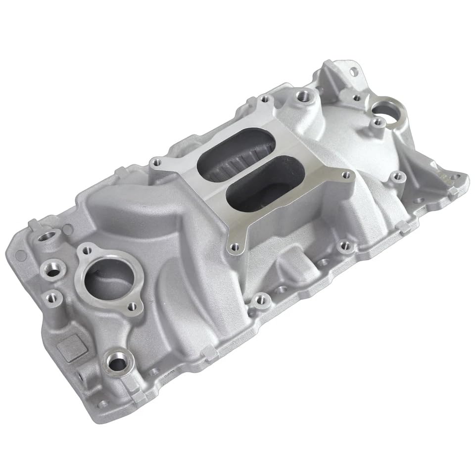 2701 Performance EPS Dual Plane SBC Intake Manifold Silver - size: 2701 Silver