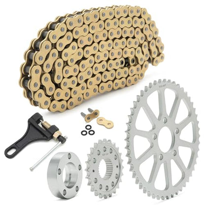 TOFR Belt Drive to Chain Drive Conversion Kit for Harley Softail Dyna 18-up - size: 24T+49T