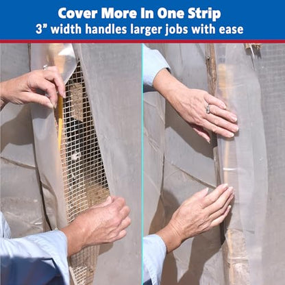 Gaffer Power Clear Repair Tape 3 in x 20 Yds, Waterproof, Made in USA - size: 3 Inch x 20 Yards