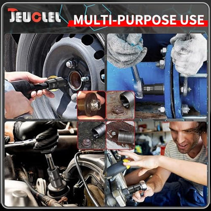 21mm 1/2" Drive Lug Nut Remover, Damaged Nut Lock Remover Extractor - size: 21mm