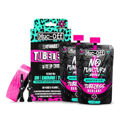 Muc-Off Ultimate Tubeless Setup Kit, DH/Trail/Enduro, 30mm Tape, 44mm Valve - style: Dh/Enduro