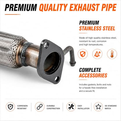 52597 Exhaust Pipe for 11-16 Elantra 1.8L(GLS/Limited/SE/Value Edition)FP09 - size: Elantra/Elantra GT Base/coupe/Forte