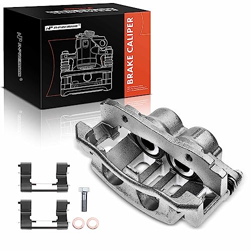 A-Premium Front Right Passenger Disc Brake Caliper with Bracket - style: Front Passenger Side