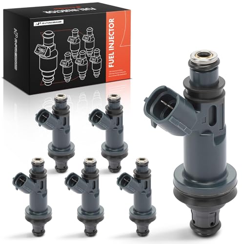 A-Premium Fuel Injectors Set of 6 Compatible with Toyota, Lexus