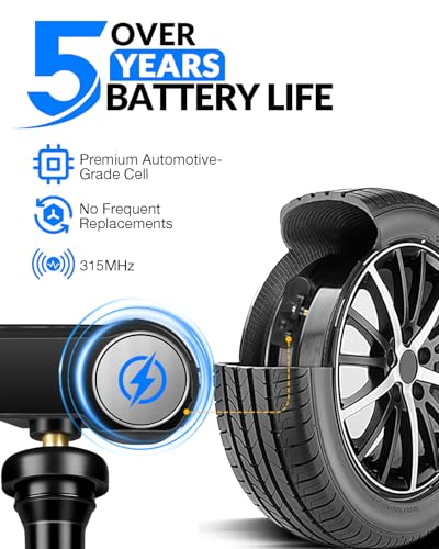 TPMS Sensor for:-Dodge Journey Charger Challenger for:-Jeep Wrangler 433MHz