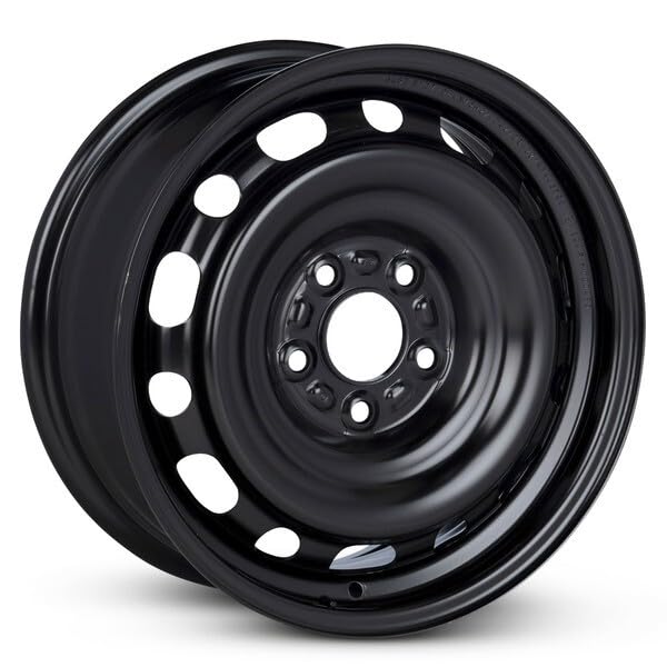 16x6.5 in Steel Wheel Rim 5 Lug 114.3mm 42mm Offset 67mm CB| Powder-Coated Black finish Fits 2008-2020 Kia Soul | New OEM Replacement | 9965B86560 - size: 16x6.5 - Fits Kia Soul 2008-2020