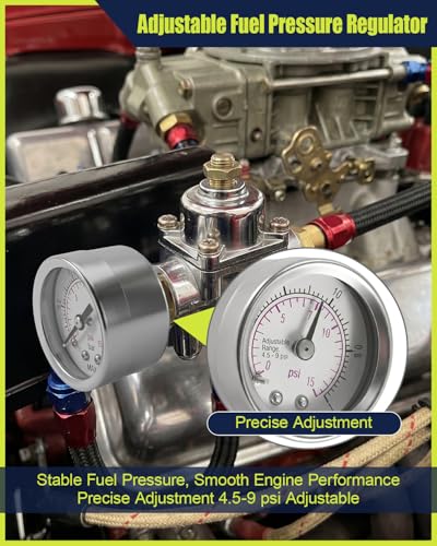 12-803 Adjustable Fuel Pressure Regulator Fit for Holley Edelbrock