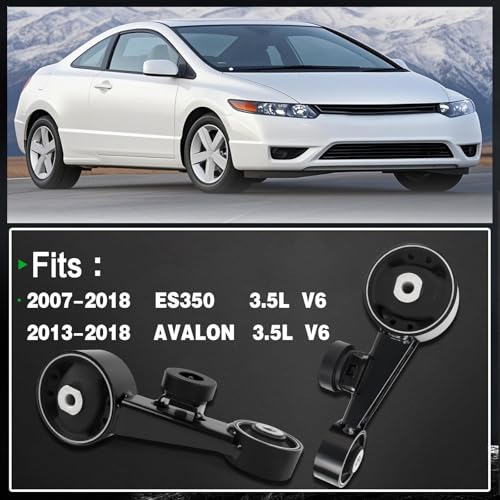 1 PCS Engine Torque Strut Mount Replacement Compatible with 2007-2018 ES350 & 2013-2018 Avalon 3.5L V6 Engine,Replace OE A62060 123630P141 1236331031 1236331033