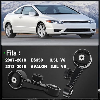 1 PCS Engine Torque Strut Mount Replacement Compatible with 2007-2018 ES350 & 2013-2018 Avalon 3.5L V6 Engine,Replace OE A62060 123630P141 1236331031 1236331033