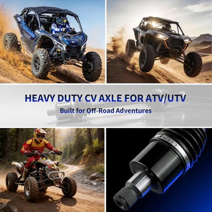 2PCS Rear Left & Right CV Axle Shaft Assembly, Premium CV Joint