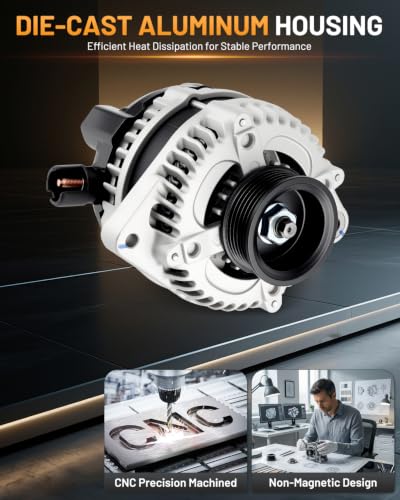 Alternator 11099 130A Fit for Honda Odyssey 2005-2007 3.5L - size: 11099N