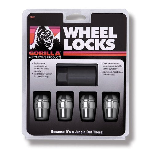 Gorilla Automotive 71641N Acorn Wheel Locks (14mm x 1.50 Thread Size) - size: 14-mm X 1.50