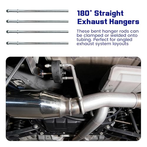 16PCS Rubber Exhaust Hanger Kit with Heavy Duty 2 Hole & 4 Hole - size: 16PCS