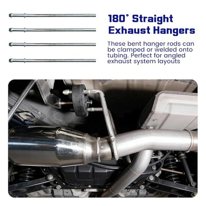 16PCS Rubber Exhaust Hanger Kit with Heavy Duty 2 Hole & 4 Hole - size: 16PCS