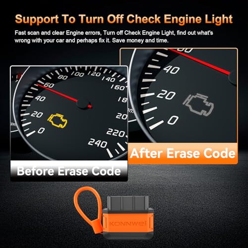 KONNWEI KW906 Bluetooth OBD2 Scanner Car Diagnostic Tool Engine Code Reader