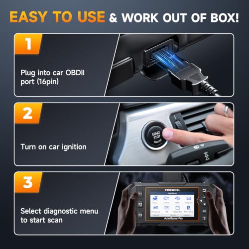 FOXWELL NT624 Elite OBD2 Scanner,All-System Scan Tool,8 Resets Code Reader