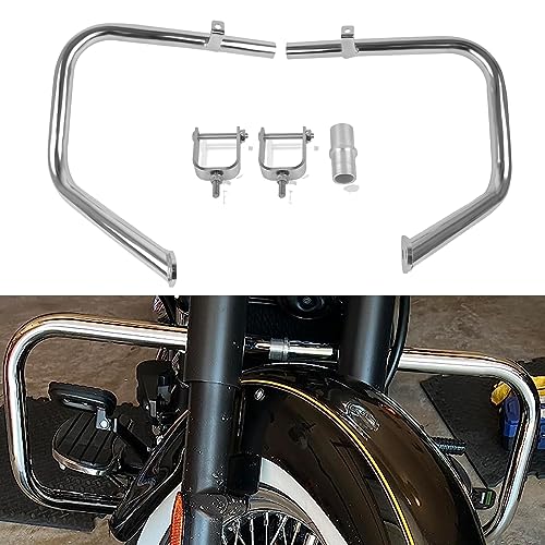 Highway Crash Bar Engine Guard Compatible with Kawasaki Vulcan VN900 Classic 2006-2026 & VN 900 Classic LT 2006-2026(Chrome) - color: chrome