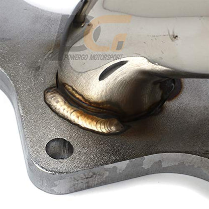 Exhaust Headers 1-5/8 in. Stainless Steel Polished Finish for 2004-2010 F-150 F150 XL XLT FX4 Lariat Pickup Truck 5.4L V8