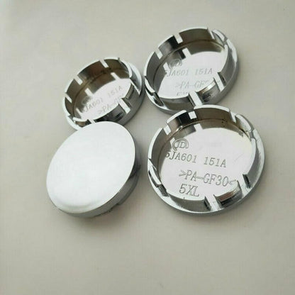 Chrome 4pcs 56mm Car Wheel Center Caps Hub Tyre Rim Hub Cap Cover ABS Universal
