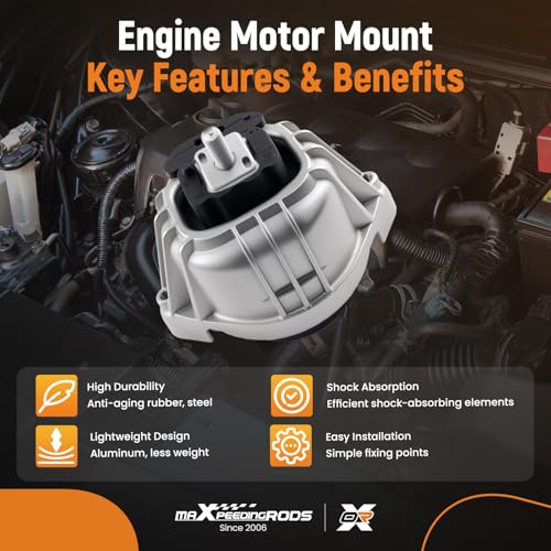 maXpeedingrods Front Left Right Engine Motor Mount with Transmission Mount Kit for BMW 1 Series 2011 125i 2009-2013 128i 2008-2013 130i 2008-2010 330i 2006-2007 335i xDrive 2009-2013 A4012 A4043 - style: A4012