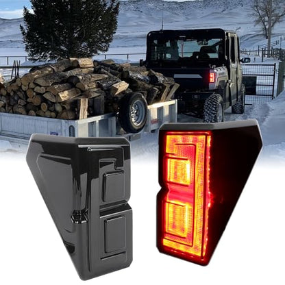 SUNPIE Tail Light Assembly for Polaris Ranger 1000 2018-2026 - color: Red-Polaris Ranger 1000