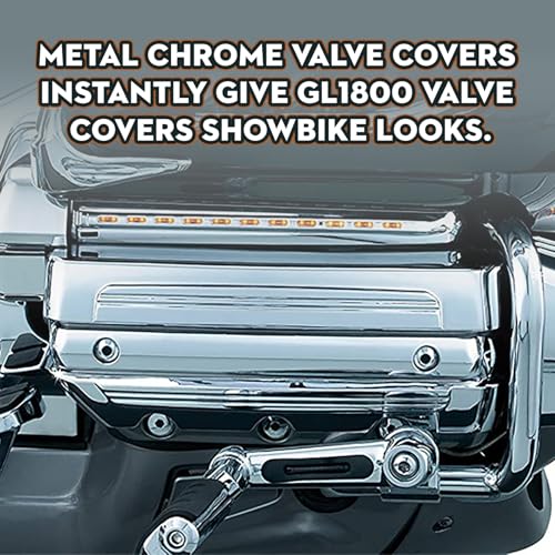 SLMOTO Lighting Engine Valve Covers Trim Fit For Honda Goldwing GL1800 F6B