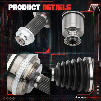 66-4199 Front CV Axle Shaft Assembly For Honda Pilot 06-08 3.5L V6 - size: 66-4199
