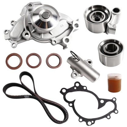 Engine Timing Belt Kit with Water Pump for 3.0L/3.3L Toyota Camry 2002-2006 - size: ZSD-006