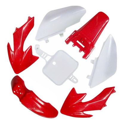 CRF50 XR50 Plastic Fairing Kit with Graphics Decal Sticker and Tall Seat for 50cc 70cc 110cc 125cc Pit Dirt Bike