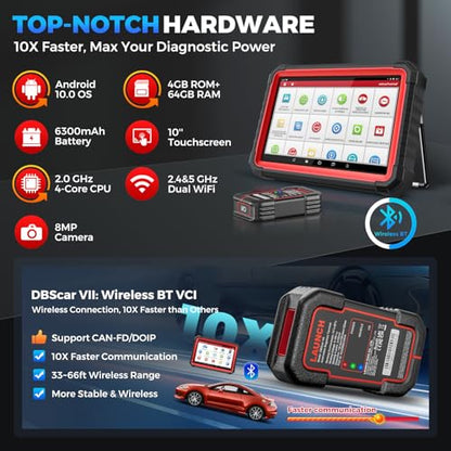 LAUNCH X431 PRO3S+ V5.0, All-in-One Bidirectional Scan Tool w/Topology Map