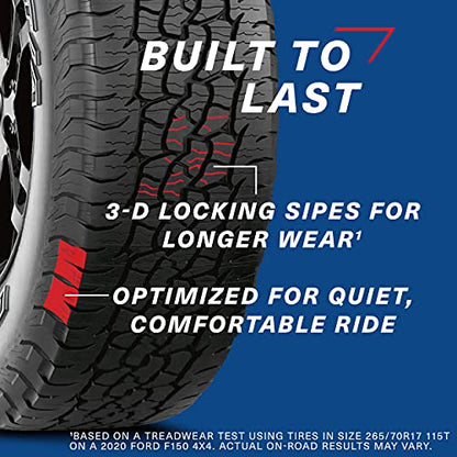BFGoodrich Trail-Terrain T/A On and Off-Road Tire for Light Trucks, SUVs, and Crossovers, 255/70R17 112T - size: 255/70R17 112T