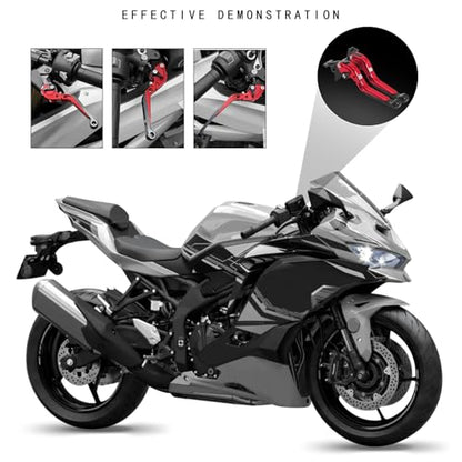 MFGZD for R1 Red Motorcycle Brake Clutch Levers Extendable Long - style: R1 Red