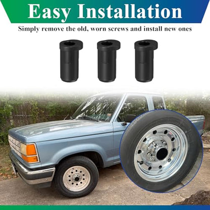 Wheel/Center Caps Insert fits 1980-1996 Ford F-150 & Bronco, 1992-1996 Van - style: 3 Pcs Inserts