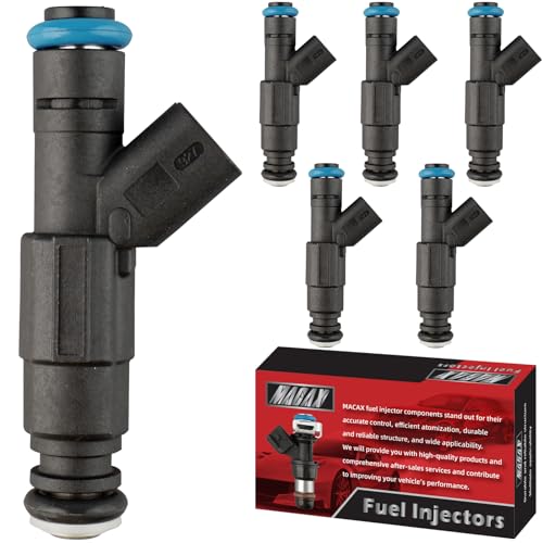 Set of 6 Fuel Injectors 0280155784 62243 812-12123 832-11160 Replacement - size: 0280155784