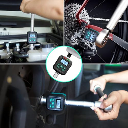 1/2" Digital Torque Wrench Adapter, ±2% Accuracy, 3-99.6 Ft-lb - size: 3-99.6 Ft-lb (4-135 Nm)