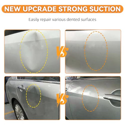 Dent Puller,2026latest Car Dent Puller,3-Pack Car Handheld Puller,Strong Car Dent Remover,Suction Cup Dent Puller and Paintless Car Dent Repair Kit.Suitable for Car Body Dents (Orange).