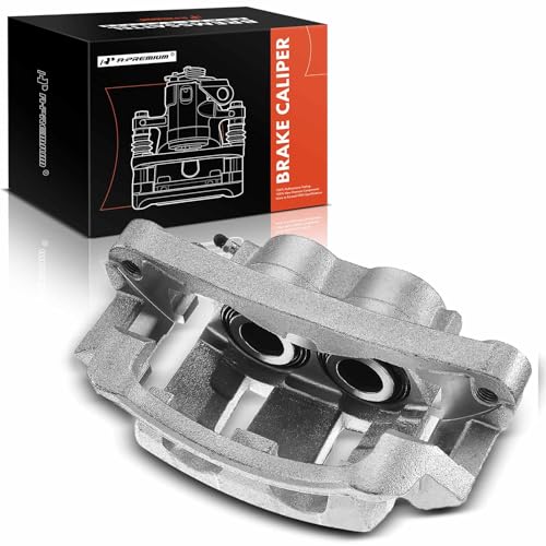 A-Premium Front Right Passenger Disc Brake Caliper with Bracket - style: Front Passenger